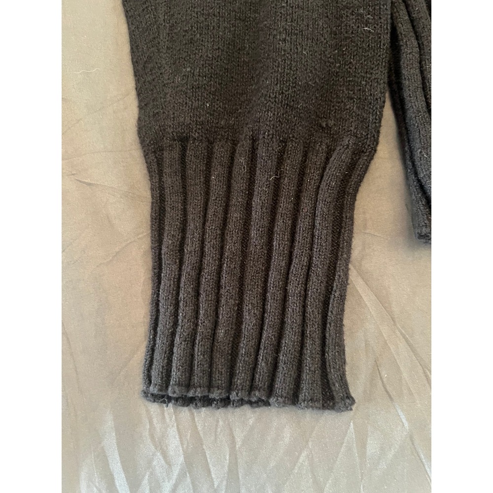 Gap Womens Crewneck Sweater Black Long Sleeve Ribbed Knit Pullover Large NWT - Picture 5 of 5